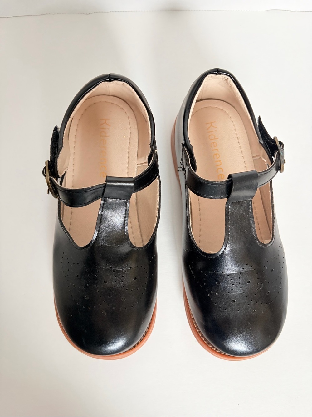Mary Jane Dress Shoes School Uniform Round Toe Classic Black Girls Kids Size 1 - Picture 9 of 15